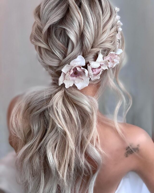 30 Half Up Half Down and Updo Wedding Hairstyles 2024